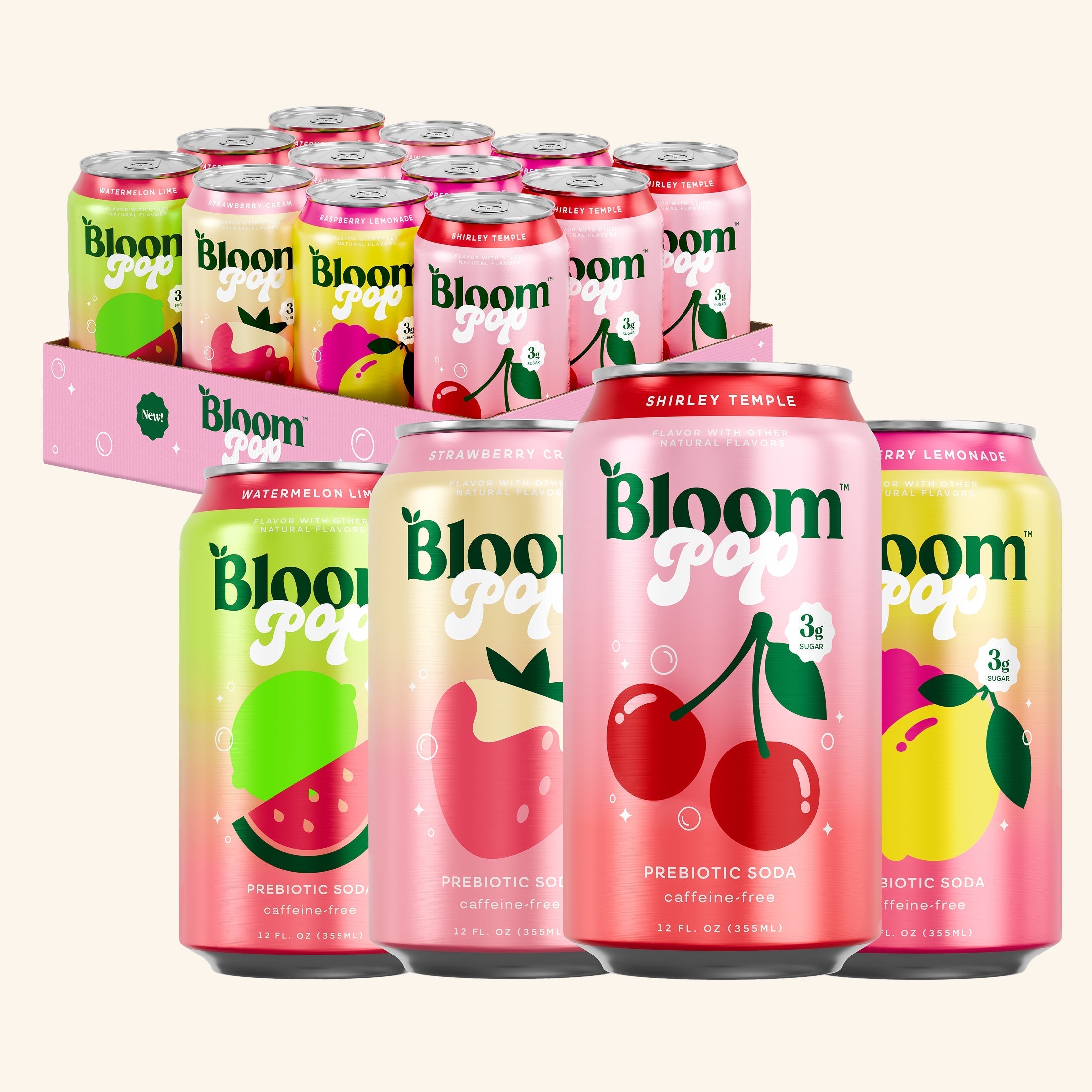 Bloom Pop™ Prebiotic Soda - Protein That Fits Your Routine